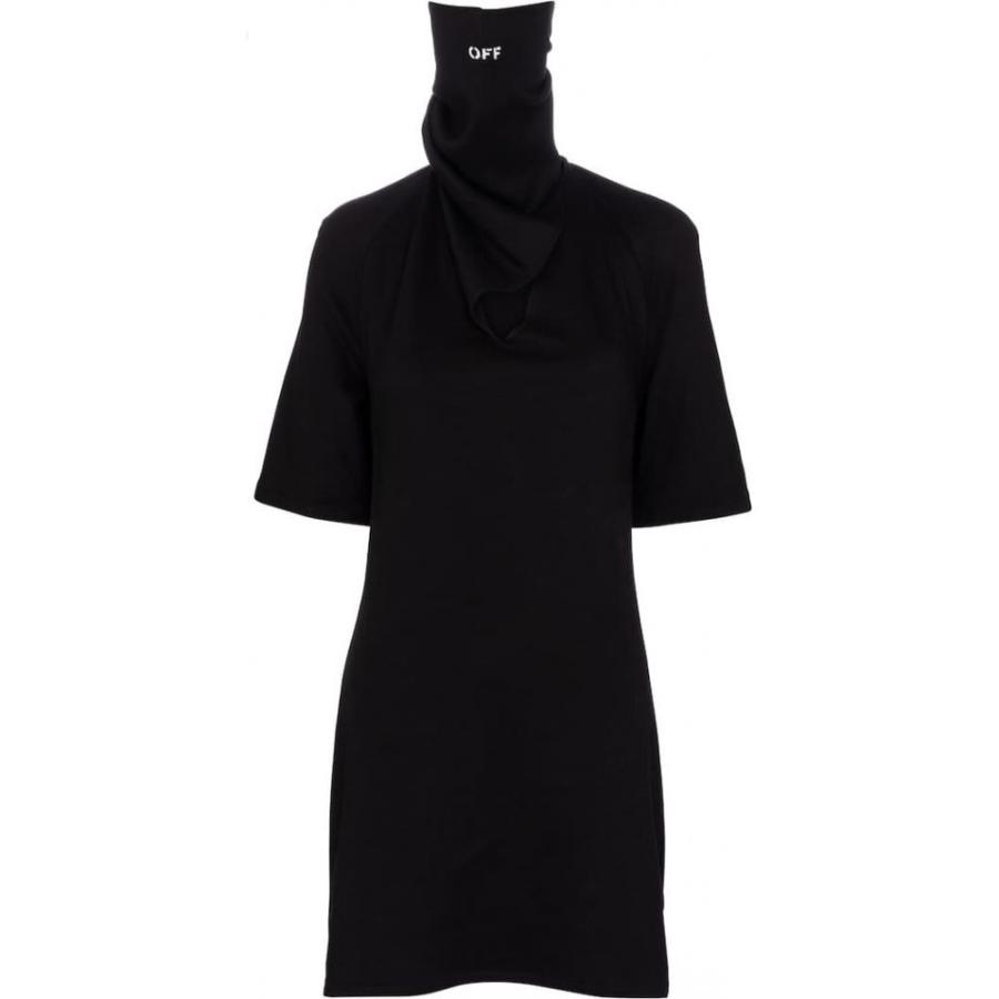 クーポン発行 オフホワイト Off White レディース ワンピース ミニ丈 ワンピース ドレス Bandana Cotton Jersey Minidress Black White 公式 Www Skylanceronline Com