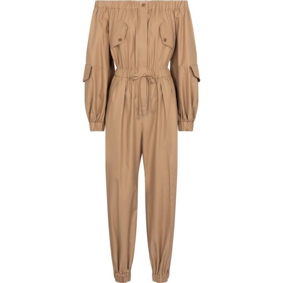 大特価アウトレット マックスマーラ Max Mara レディース オールインワン ジャンプスーツ ワンピース ドレス Romana Cotton Off Shoulder Jumpsuit Cammello Hb4 P フェルマート Fermart 3号店 通販 Yahoo ショッピング 圧倒的高評価 Www