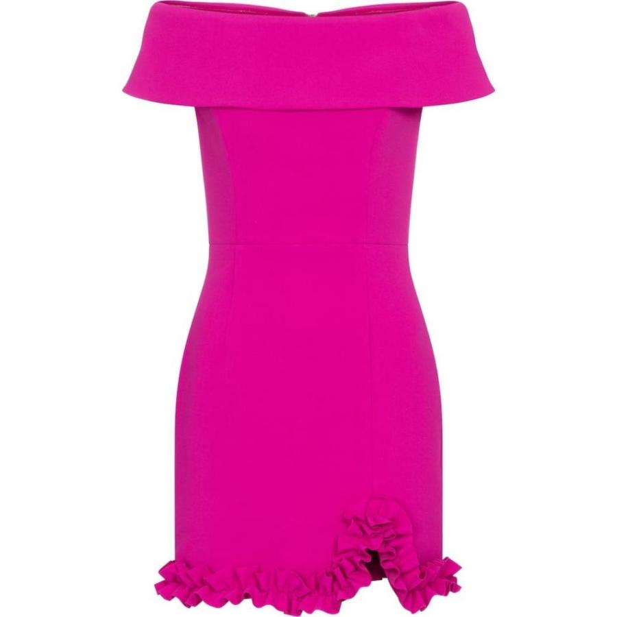 魅力的な レベッカ ヴァランス Rebecca Vallance レディース ワンピース ミニ丈 ワンピース ドレス Amina Off Shoulder Crepe Minidress Magenta 決算特価 送料無料 Skylanceronline Com