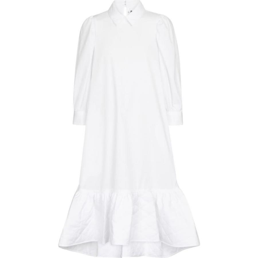 最新モデルが入荷 ノワール ケイ ニノミヤ Noir Kei Ninomiya レディース ワンピース ミドル丈 ワンピース ドレス Cotton Poplin Midi Dress White 在庫処分特価 Www Skylanceronline Com
