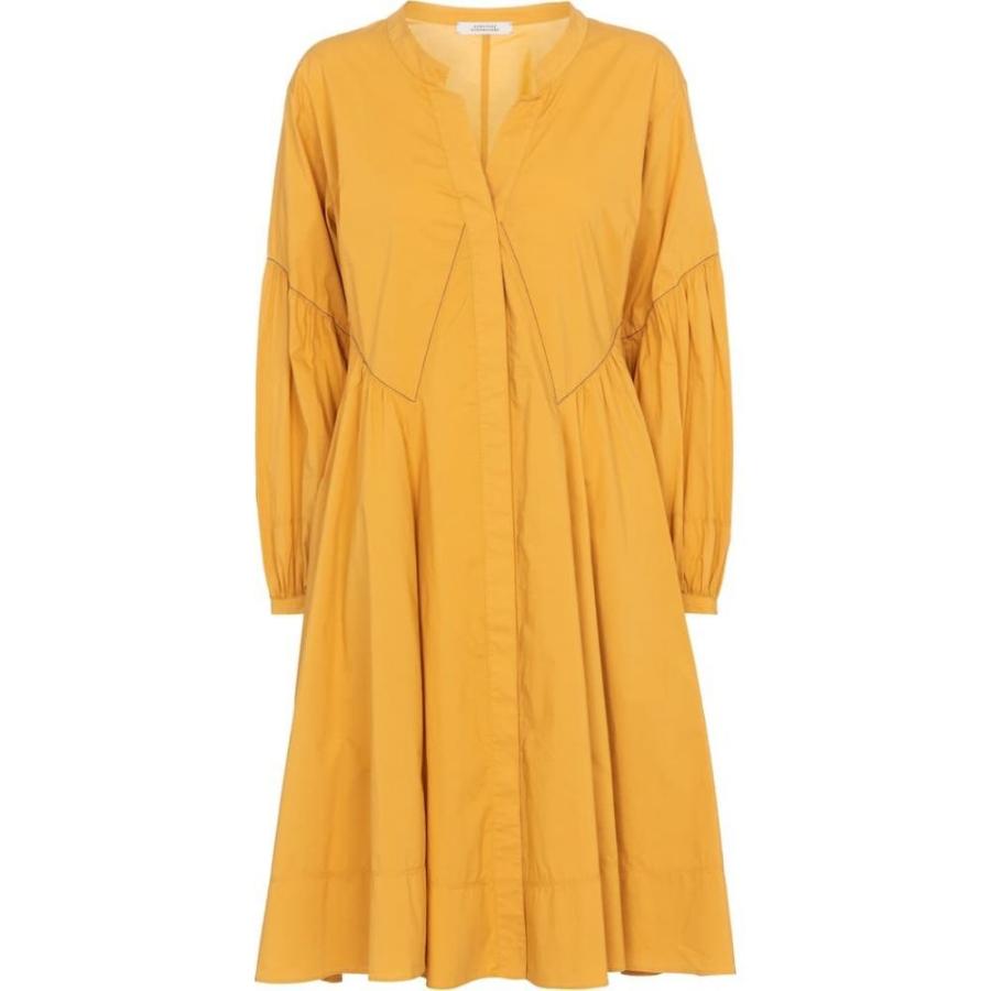 目玉 送料無料 ドロシー シューマッハ Dorothee Schumacher レディース ワンピース ミドル丈 ワンピース ドレス Poplin Power Midi Dress Gold Flash 枚数限定 Gestion Etechnologies Shop