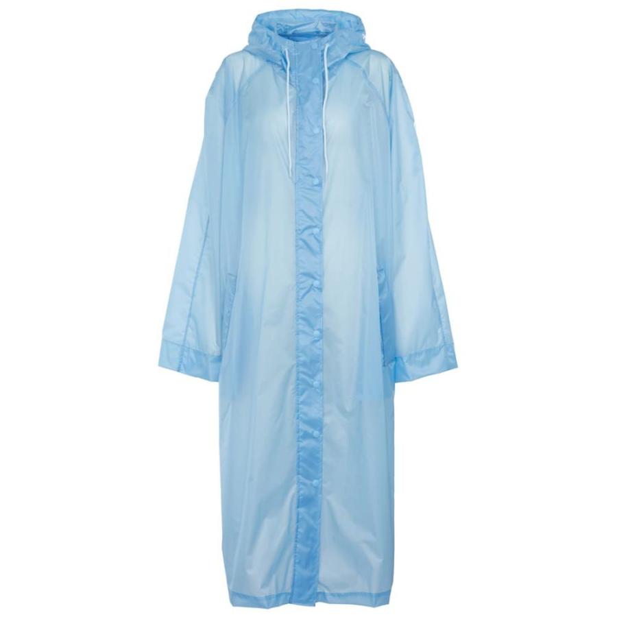 ワードローブ Raincoat ニューヨーク Wardrobe Nyc レディース レインコート レインコート アウター Hooded アウター Hb4 P Blue Fermart Raincoat Mid フェルマート 3号店 新製品は安い
