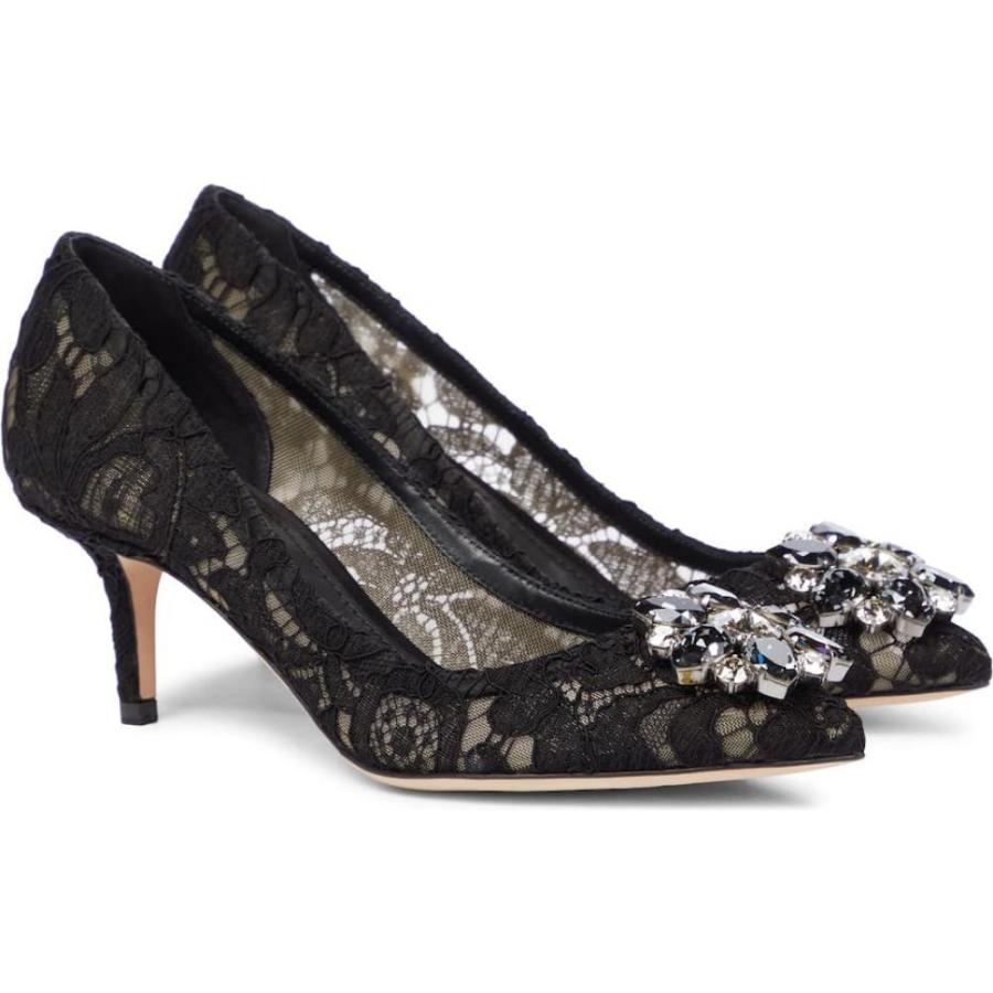 100 本物保証 ドルチェ ガッバーナ Dolce Gabbana レディース パンプス シューズ 靴 Bellucci Embellished Lace Pumps 公式店舗 Www Gran Gusto It