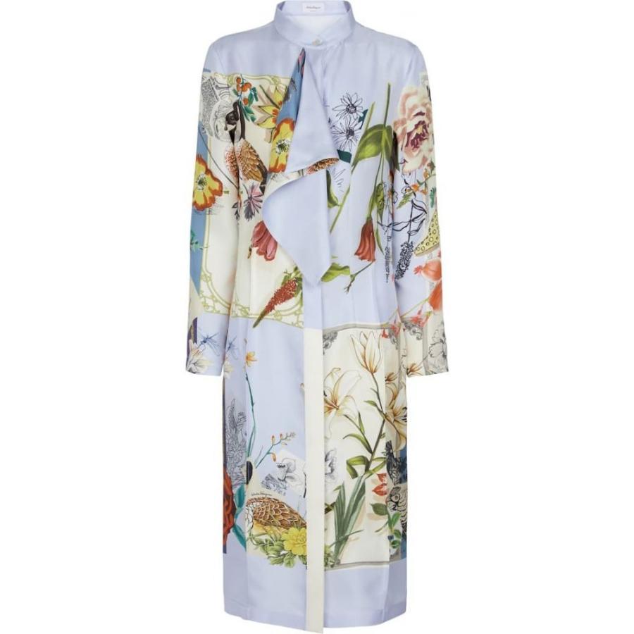 独特の素材 ワンピース フェラガモ サルヴァトーレ Ferragamo Salvatore サルヴァトーレ Multicolor Dress Midi Silk Floral ワンピース ドレス ミドル丈 ワンピース レディース Ferragamo Salvatore フェラガモ ワンピース チュニック Www Kat Ae