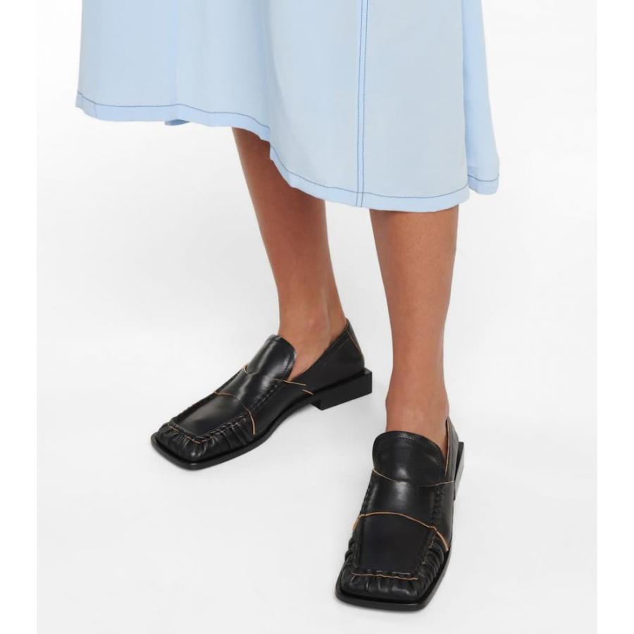アクネ ストゥディオズ Acne Studios レディース ローファー・オックスフォード シューズ・靴 Leather loafers Black アクネ ストゥディオズ Acne Studios レディース ローファー・オックスフォード シューズ・靴 Leather loafers Black