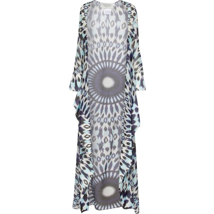 ヴァレンティノ ファッション ビーチウェア Valentino レディース ビーチウェア カフタンワンピース 水着 ビーチウェア Printed Printed Cotton And Silk Kaftan Multicolor Hb4 P フェルマート Fermart 3号店