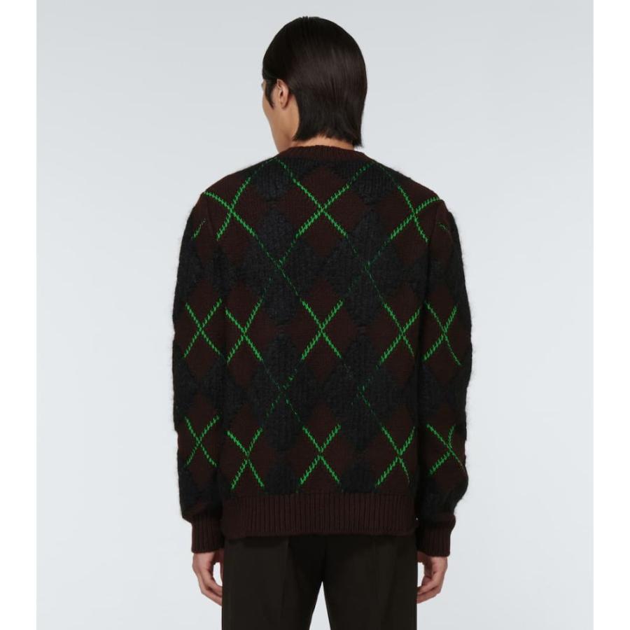 ボッテガ ヴェネタ Bottega Veneta メンズ ニット・セーター トップス Knitted Wool Sweater Fon/Black/Parak｜fermart3-store｜04