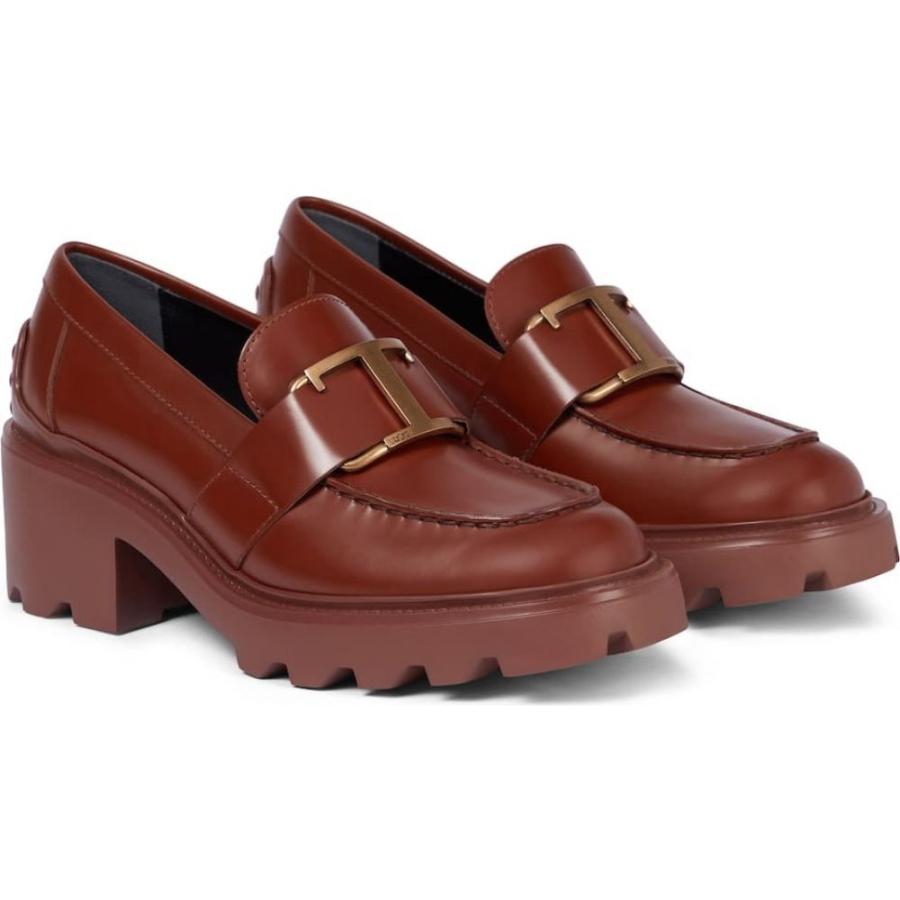 使い勝手の良い Chiaro Corteccia Loafers Leather シューズ 靴 ローファー オックスフォード レディース Tod S トッズ レディース ローファー オックスフォード トッズ Tod S シューズ Www Solidarite Numerique Fr