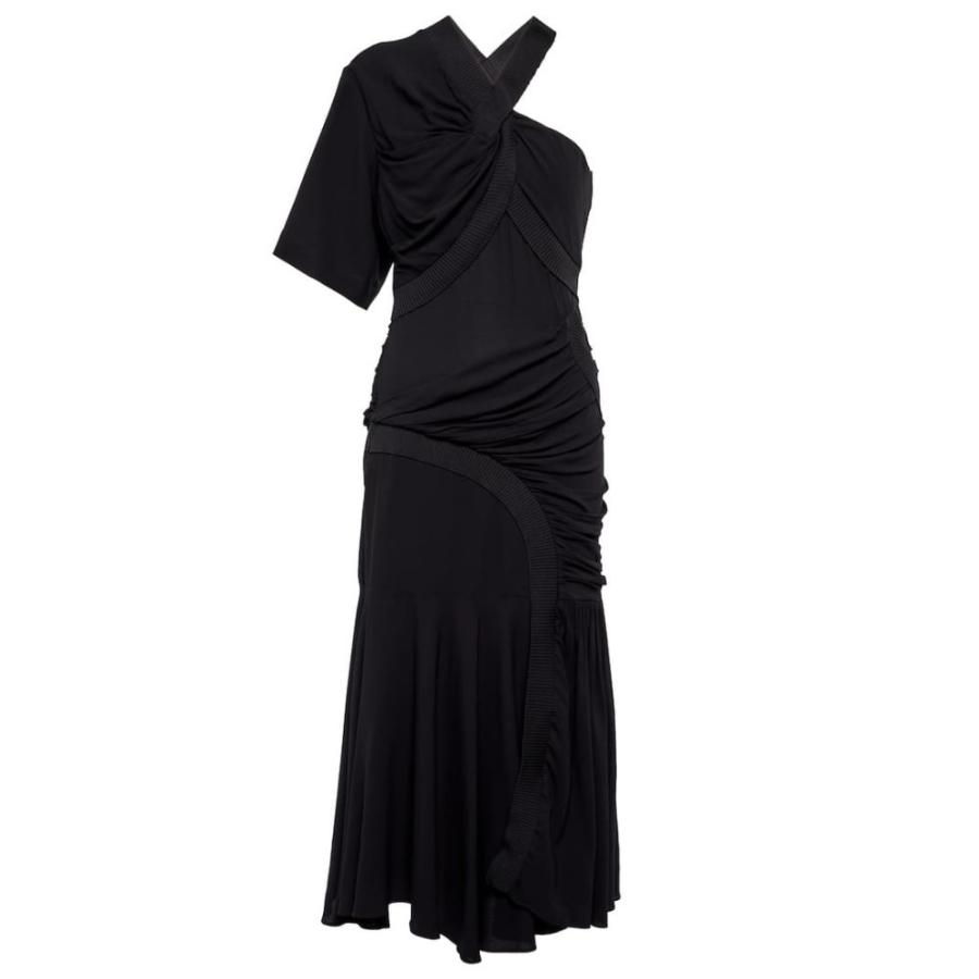 割引発見 マッカートニー ステラ Mccartney Stella ワンピース Black Dress Midi One Shoulder Crepe Emmeline ワンピース ドレス ミドル丈 ワンピース レディース Mccartney Stella マッカートニー ステラ ワンピース チュニック Ziwaka Com