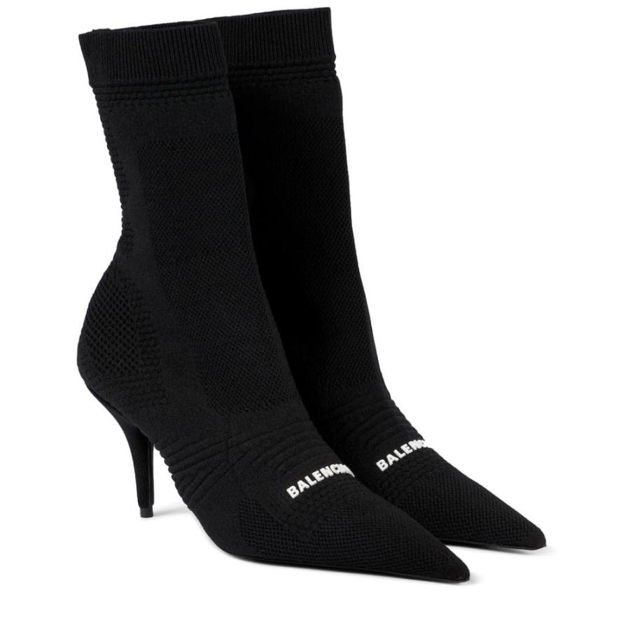 バレンシアガ Balenciaga レディース ブーツ シューズ・靴 Knife sock boots Black/White