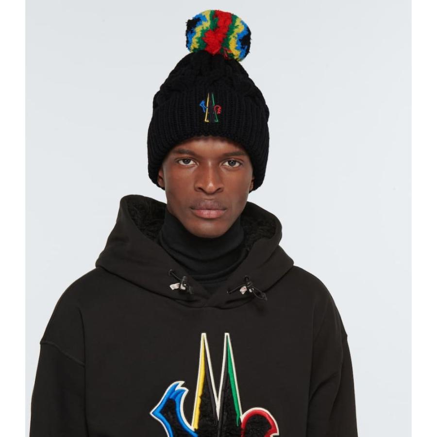 今年も話題の Moncler モンクレール 帽子 メンズ ニット モンクレール Grenoble Moncler Grenoble Beanie Cable Knit 帽子 ビーニー ケーブルニット ニット メンズ 帽子 Smssvg Org