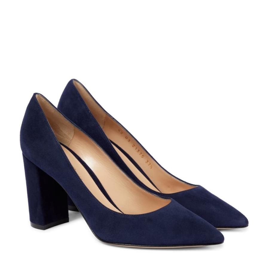 安い ストア通販 ジャンヴィト ロッシ Gianvito Rossi レディース パンプス シューズ 靴 Piper 85 Suede Pumps Denim 人気 Enter Mn
