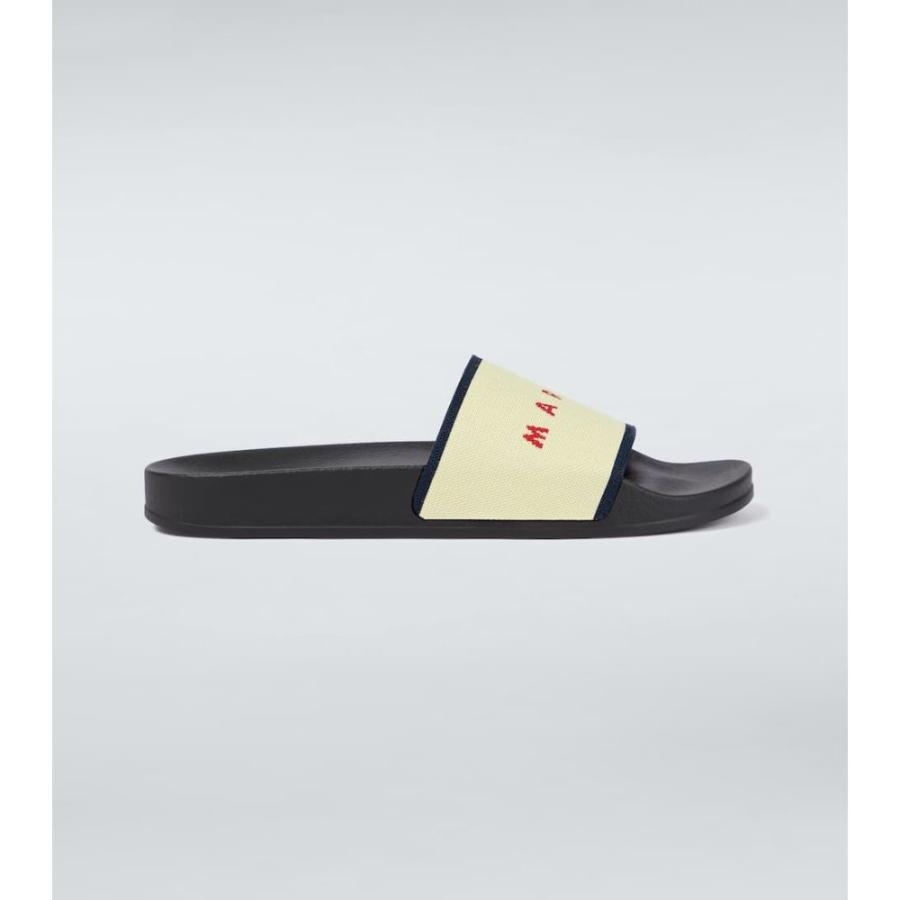 日本初の Marni マルニ サンダル メンズ シューズ 靴 マルニ Marni メンズ サンダル シューズ 靴 Rubber Pool Slides Ecru Blublack Red サンダル Smssvg Org