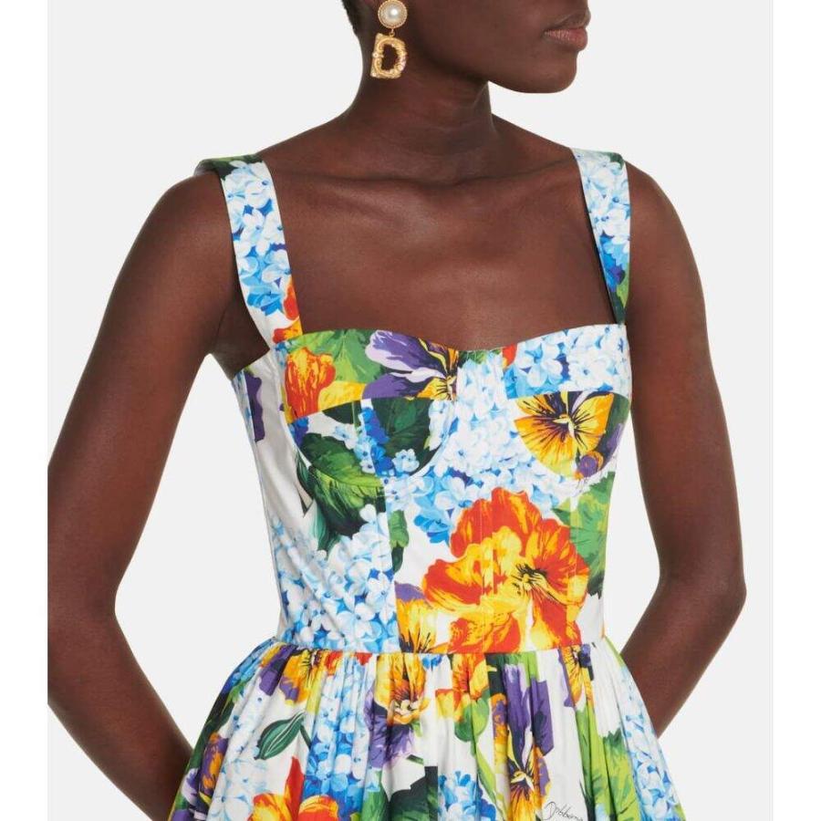 ドルチェ ガッバーナ Dolce Gabbana レディース ワンピース ミドル丈 ワンピース ドレス Floral Cotton Poplin Midi Dress Ortensie Violette Fd Hb4 P フェルマート Fermart 3号店 通販 Yahoo ショッピング