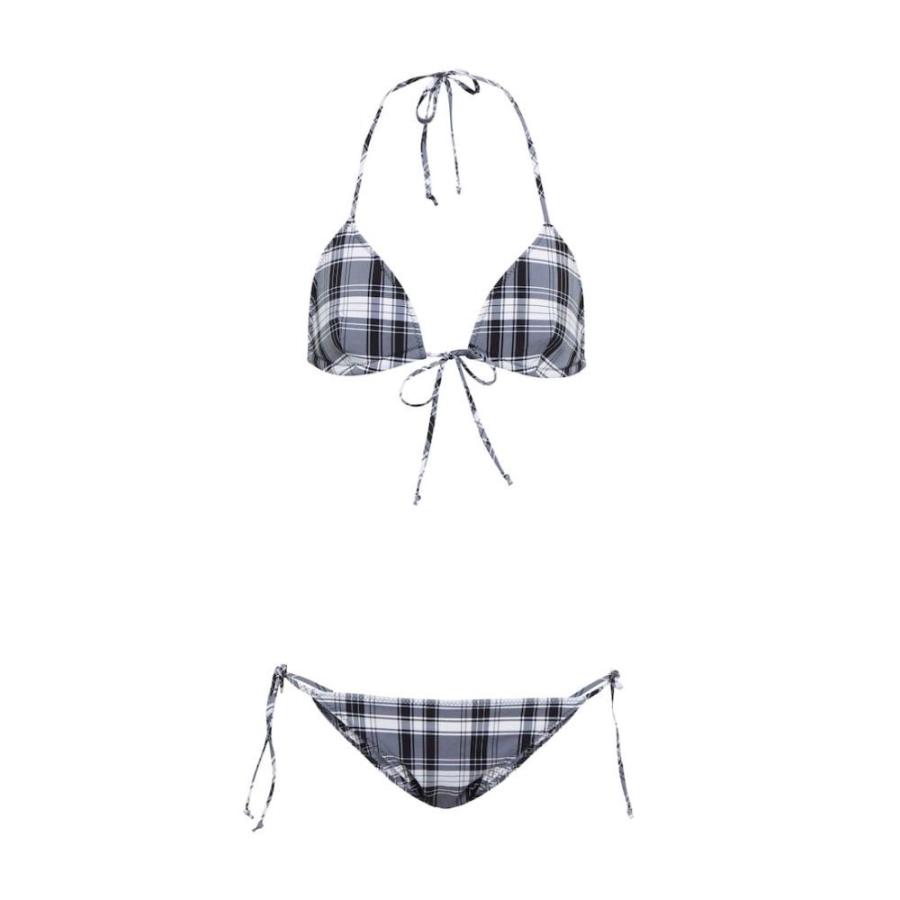リサ マリー フェルナンデス 水着 ビーチウェア Lisa Marie ボトムのみ Fernandez レディース フェルナンデス ボトムのみ 水着 ビーチウェア Pamela Checked Bikini Bottoms Blk Wht Madras Plaid Hb4 P フェルマート Fermart 3号店 輸入品 の