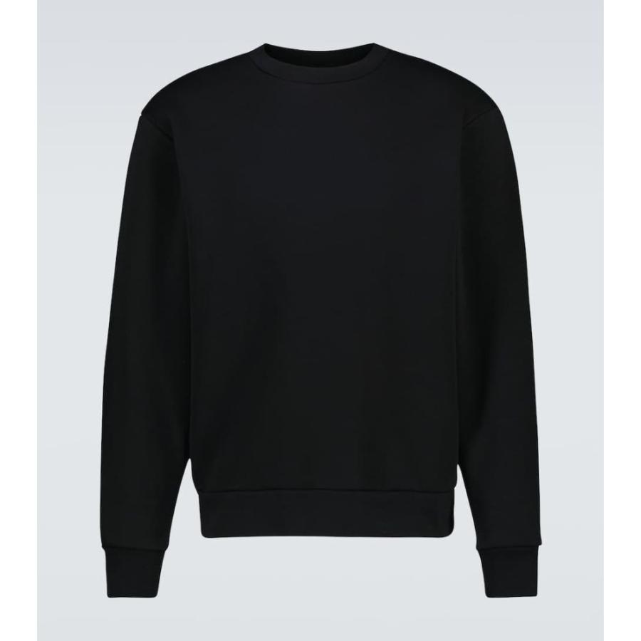国内外の人気集結 Acne Studios アクネ ストゥディオズ スウェット トレーナー アクネ ストゥディオズ Acne Studios メンズ スウェット トレーナー トップス Cotton Jersey Sweatshirt Black トップス Smssvg Org