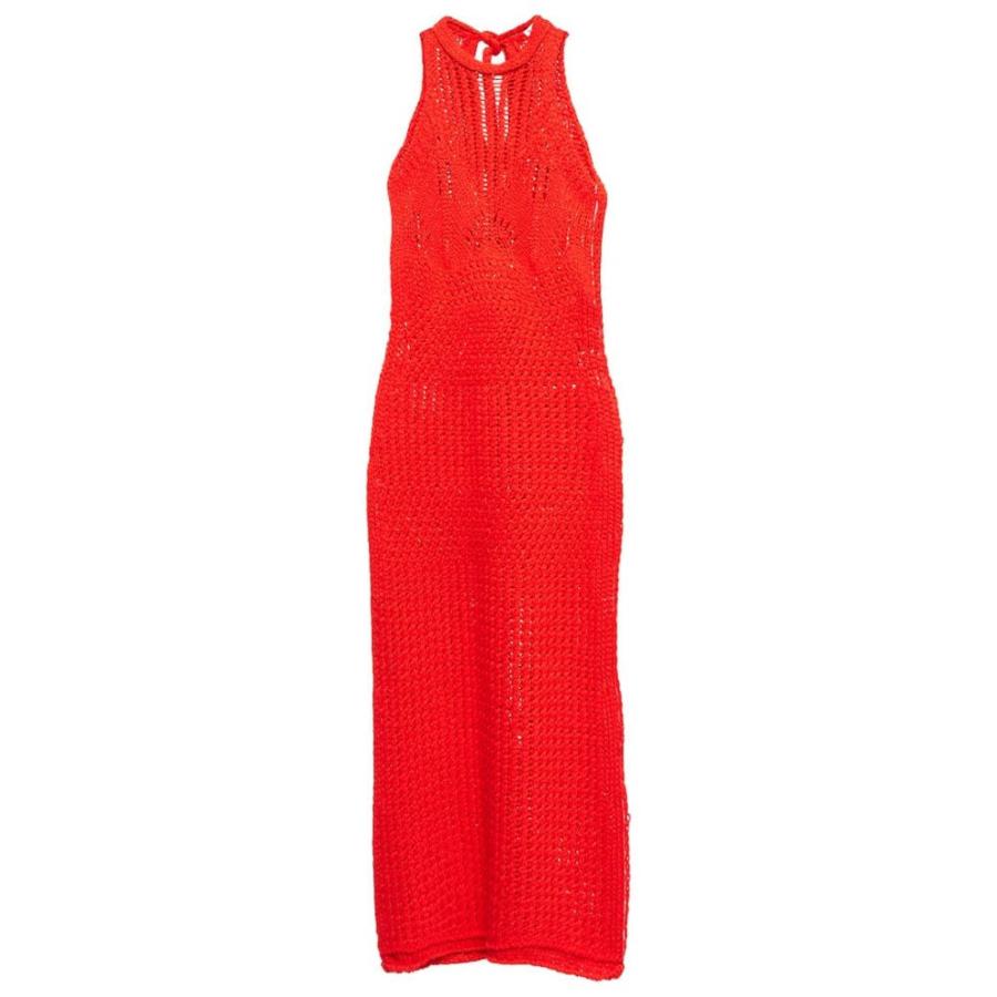 アクネ ストゥディオズ Acne Studios レディース ワンピース ミドル丈 ワンピース ドレス Open Knit Cotton Midi Dress Bright Red Hb4 P フェルマート Fermart 3号店 通販 Yahoo ショッピング
