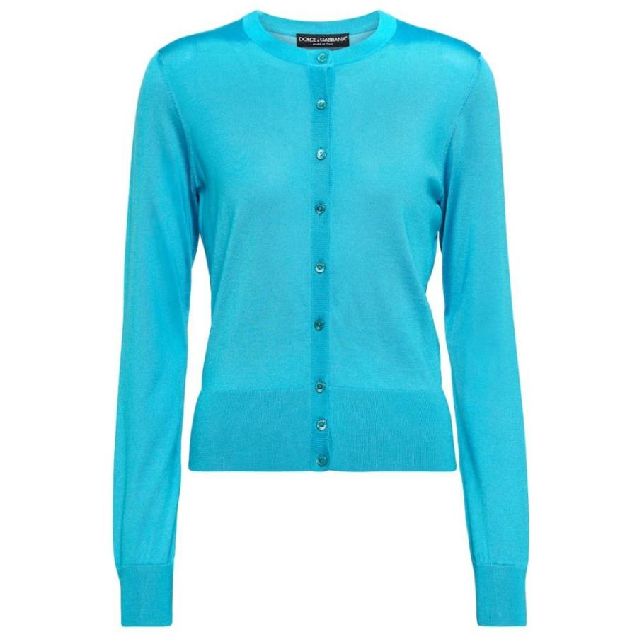 割引価格 カーディガン レディース Gabbana Dolce ドルチェ ガッバーナ トップス Blue Sky Cardigan Knit Silk ケープ ポンチョ マント サイズ It46 Jp13 Vesismin Com