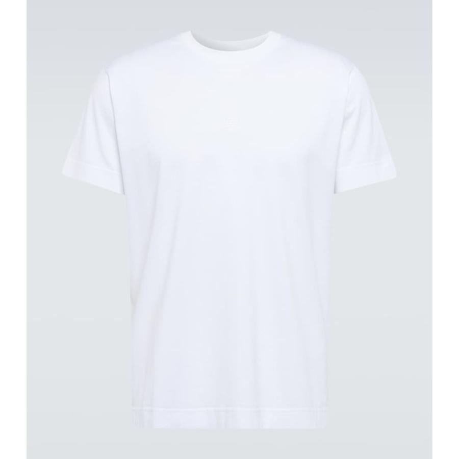 商品 ジバンシー メンズ Tシャツ トップス Logo-print crewneck cotton