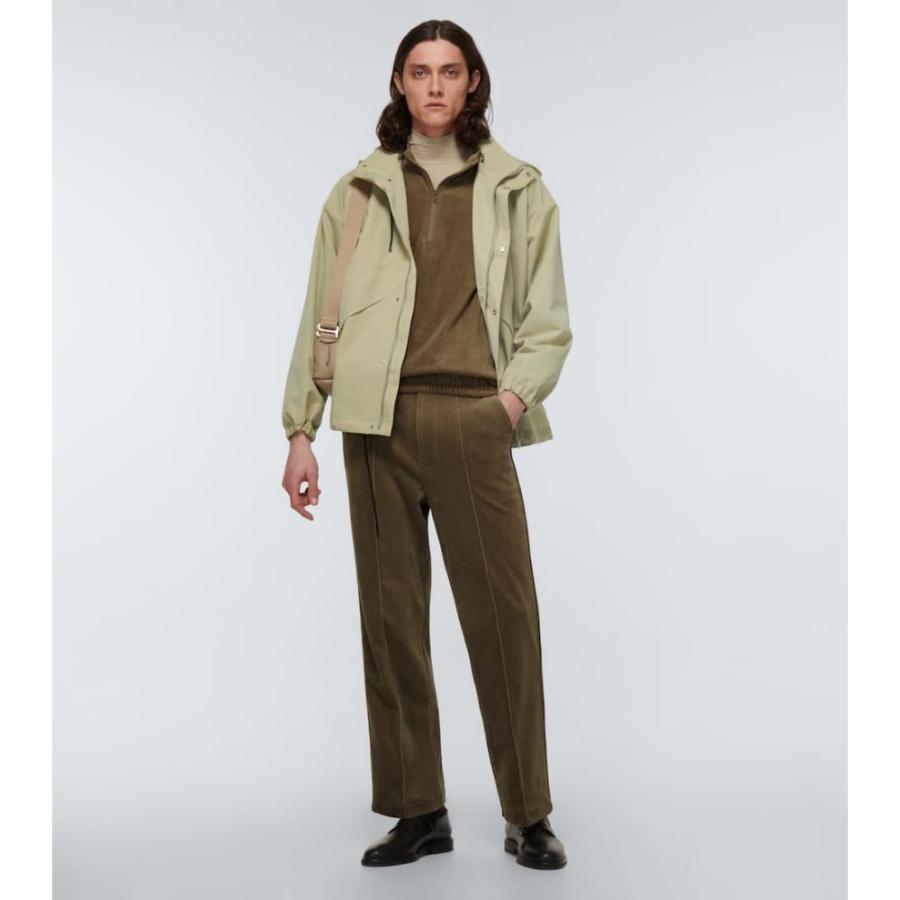 新品 Auralee オーラリー Brown Pants Velour Cotton Organic ボトムス パンツ スキニー スリム メンズ Auralee オーラリー ボトムス パンツ メンズ スキニー スリム ボトムス パンツ Phanphrao Go Th