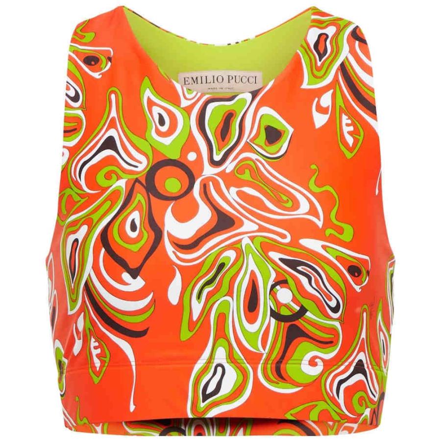 おまけ付】 エミリオ プッチ Emilio Pucci レディース ベアトップ・チューブトップ・クロップド トップス Printed Crop Top Arancio チューブトップ、ベアトップ サイズ:L おまけ付】 エミリオ プッチ Emilio Pucci レディース ベアトップ・チューブトップ・クロップド トップス Printed Crop Top Arancio チューブトップ、ベアトップ サイズ:L