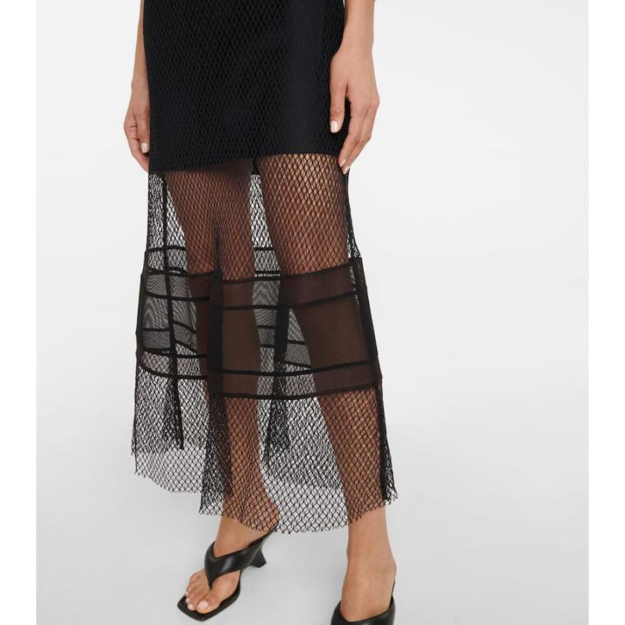 ファッション 02年春 ヘルムート ラング Helmut Lang レディース パーティードレス スリップドレス ワンピース ドレス Mesh Trimmed Satin Slip Dress Black Bpfeq0a0i1 Www Oldmcdonaldfishcamp Com