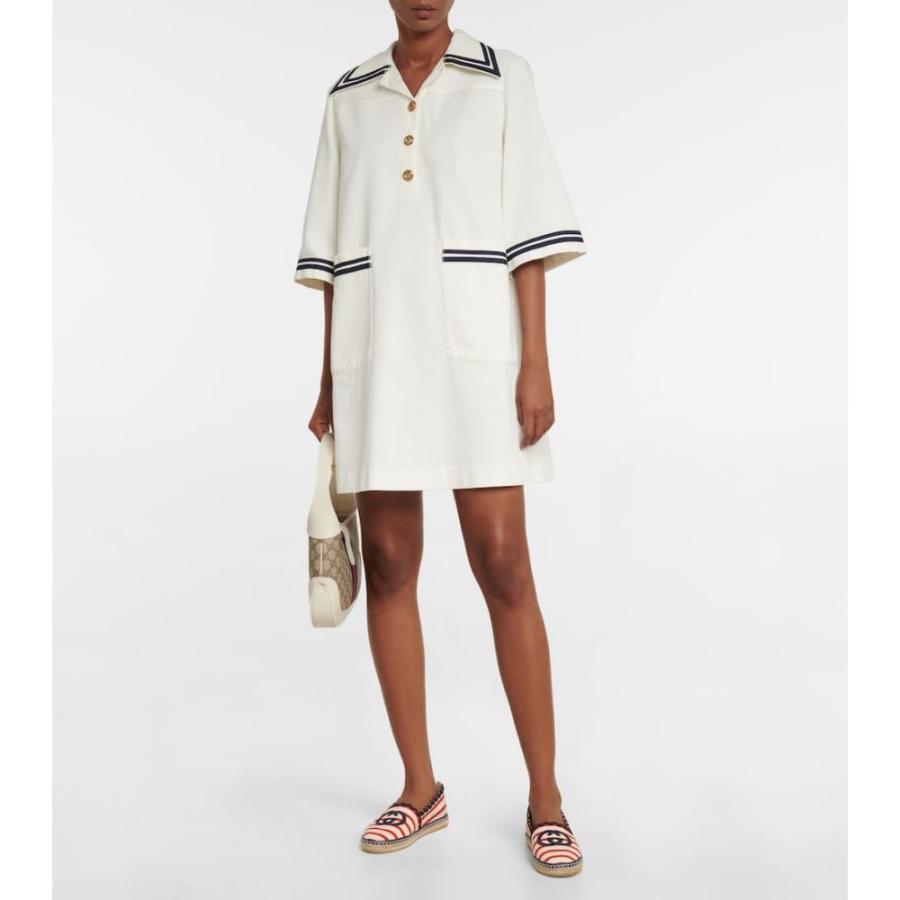 ファッションの グッチ Gucci レディース エスパドリーユ シューズ 靴 Interlocking G Canvas Espadrilles Grege Red Blue Agata エスパドリーユ サイズ Eu35 Jp22 Gibraltarleads Ca