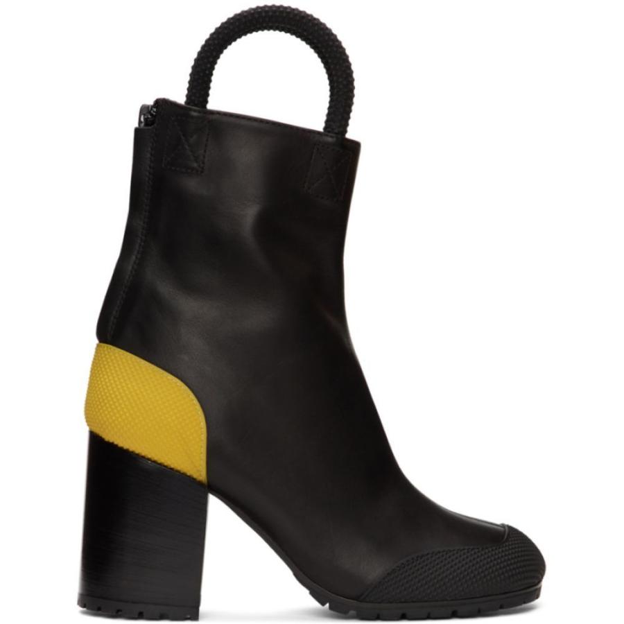 ランダム アイデンティティーズ Random Identities メンズ ブーツ シューズ 靴 Black Worker Boots Black Yellow Www Erhamah Com