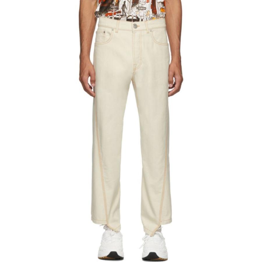 ランバン Lanvin メンズ ジーンズ デニム ボトムス パンツ Off White Twisted Denim Jeans Supersport Tn