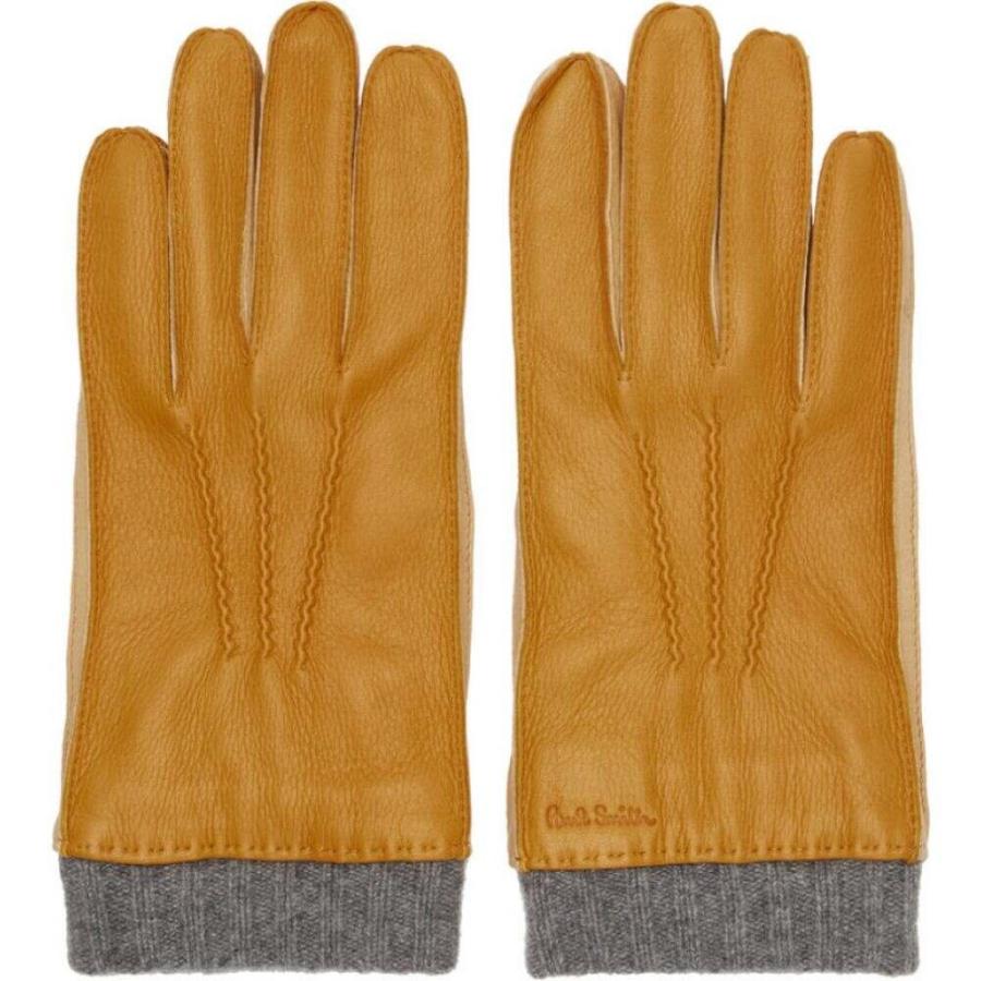 ポールスミス Paul Smith メンズ 手袋 グローブ Tan Leather Gloves Light Brown Baldygamichal Info