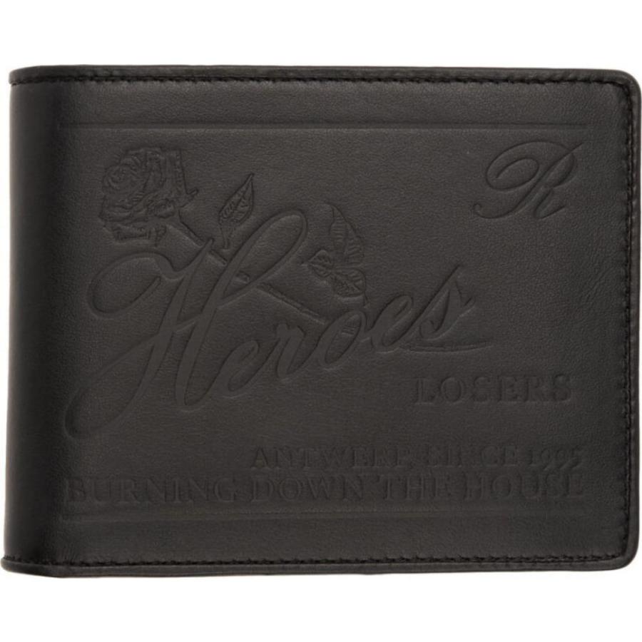 ラフ シモンズ Raf Simons メンズ 財布 Black Heroes Ring Wallet Black Naturalstonecouncil Org Index Php