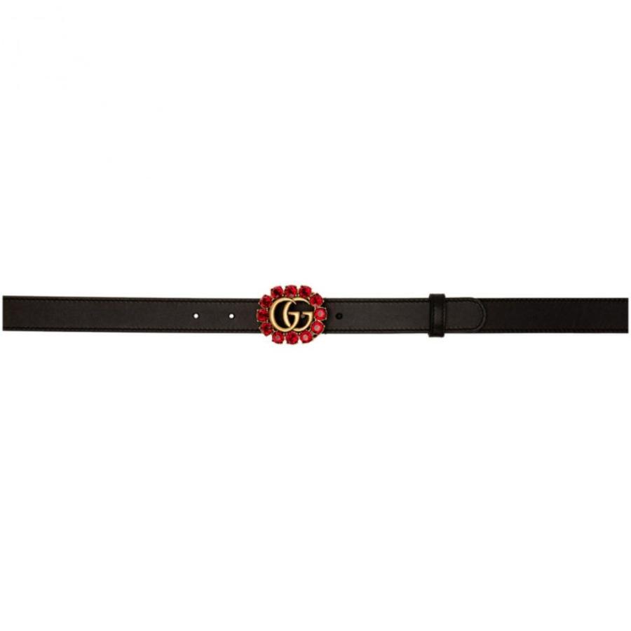 グッチ Gucci レディース ベルト Black Crystal Gg Marmont Belt Www Unipymes Com