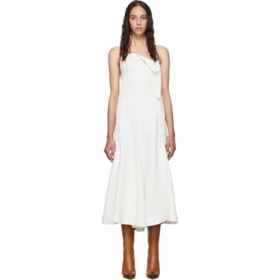 ジャックムス Jacquemus レディース ワンピース ワンピース ドレス White La Robe Tablier Dress White Supersport Tn