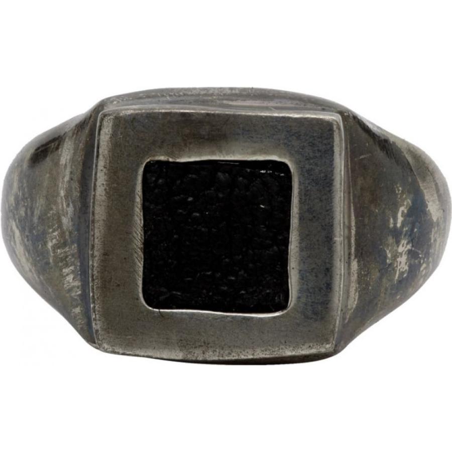 グイディ Guidi メンズ 指輪 リング ジュエリー アクセサリー Silver Square Ring Purrworld Com