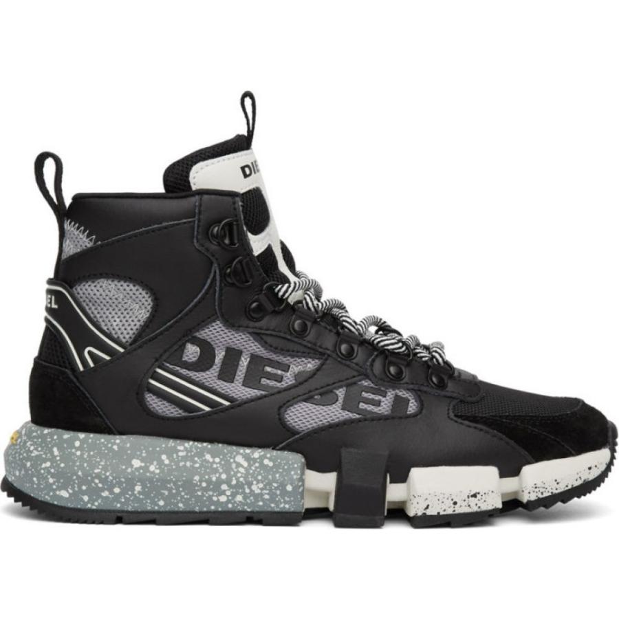 ディーゼル Diesel メンズ スニーカー シューズ 靴 Black Grey S Padola Mid Trek Sneakers Black White Www Dotpanj Tj