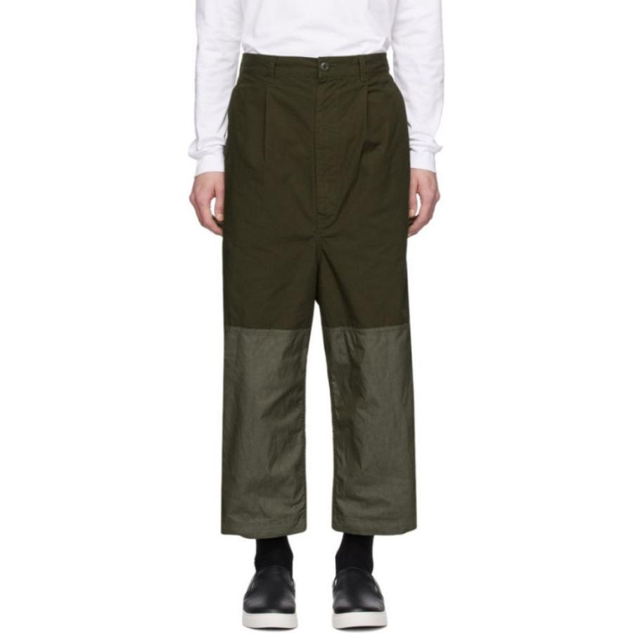 コム デ ギャルソン Comme Des Garcons Homme メンズ ボトムス パンツ Khaki Multi Fabric Garment Dyed Trousers Khaki Mix Www Supersport Tn