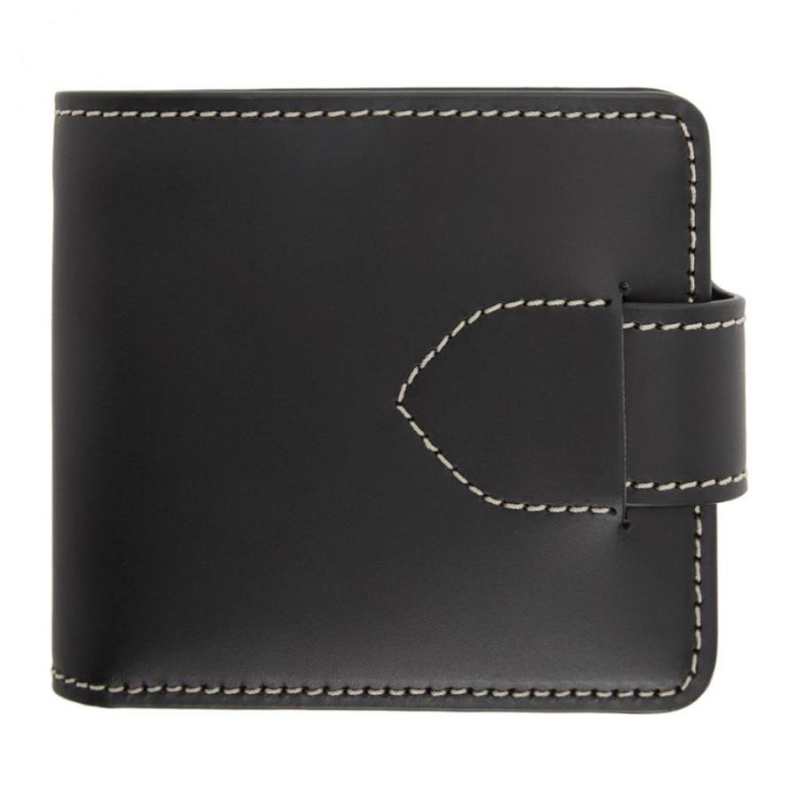 メゾン マルジェラ Maison Margiela メンズ 財布 二つ折り Black Topstitch Bifold Wallet Black Www Erhamah Com