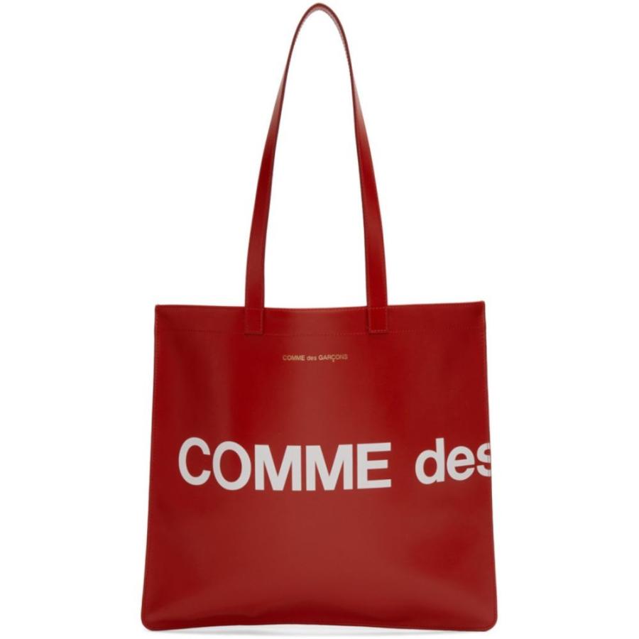 コム デ ギャルソン Comme Des Garcons Wallets メンズ トートバッグ バッグ Red Huge Logo Tote Red Parselsorgu Com