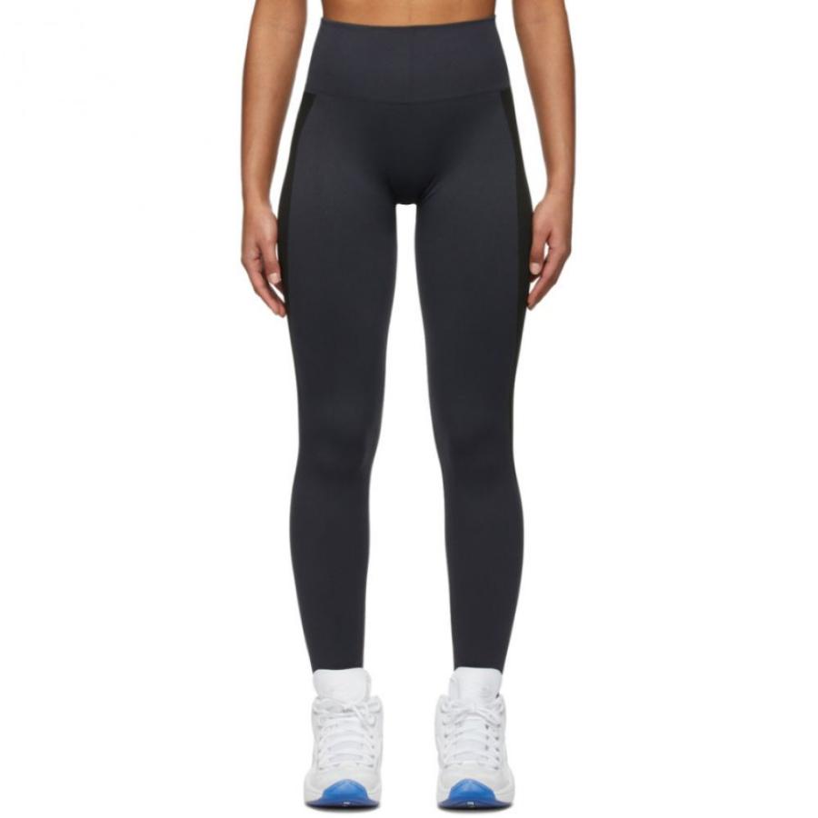 リーボック Reebok By Victoria Beckham レディース スパッツ レギンス インナー 下着 Black Navy Seamless Leggings Lead Fencing Tj
