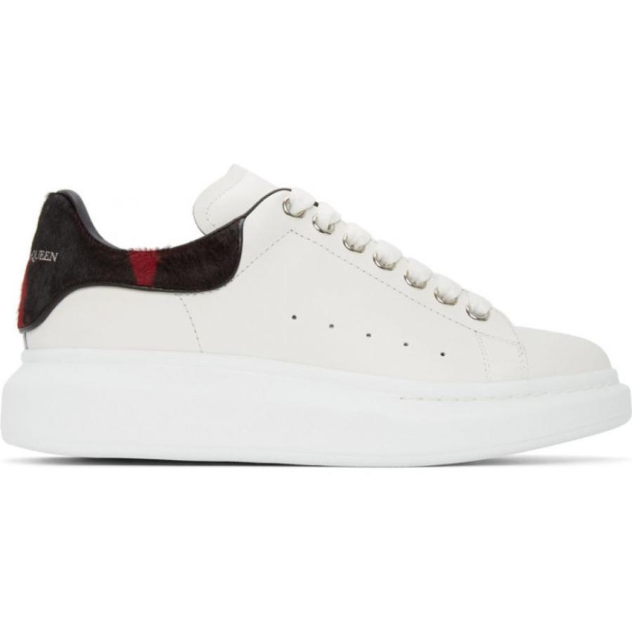 アレキサンダー マックイーン Alexander Mcqueen メンズ スニーカー シューズ 靴 White Pony 5 大好評 Oversized Black Red Sneakers Hair