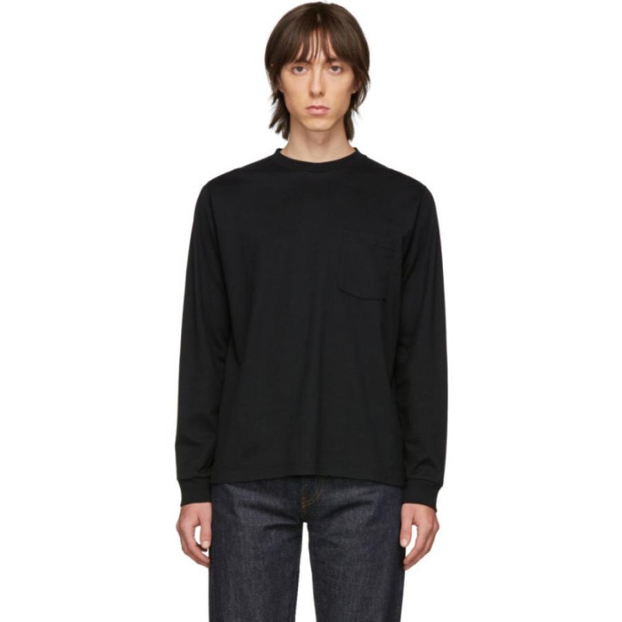 ビームス プラス Beams Plus メンズ 長袖tシャツ ポケット トップス Black Pocket Long Sleeve T Shirt Black Cityofhouston Sberp Org
