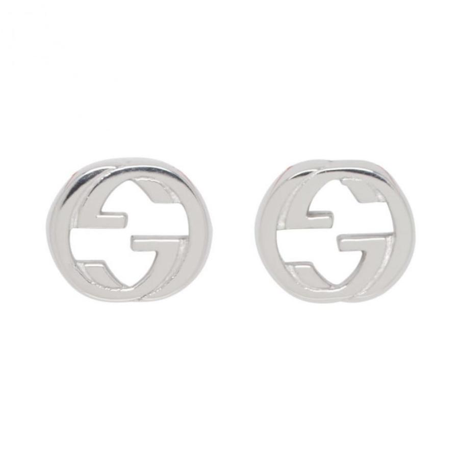 グッチ Gucci メンズ イヤリング ピアス ジュエリー アクセサリー Silver Interlocking G Earrings Silver Mohmmadiyon Com
