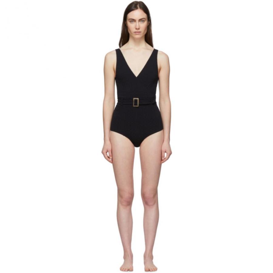 フェルナンデス リサ Black ワンピース マリー Lisa ワンピース Marie Fernandez レディース Black Yasmin 水着 ビーチウェア Belted One Piece Swimsuit Black