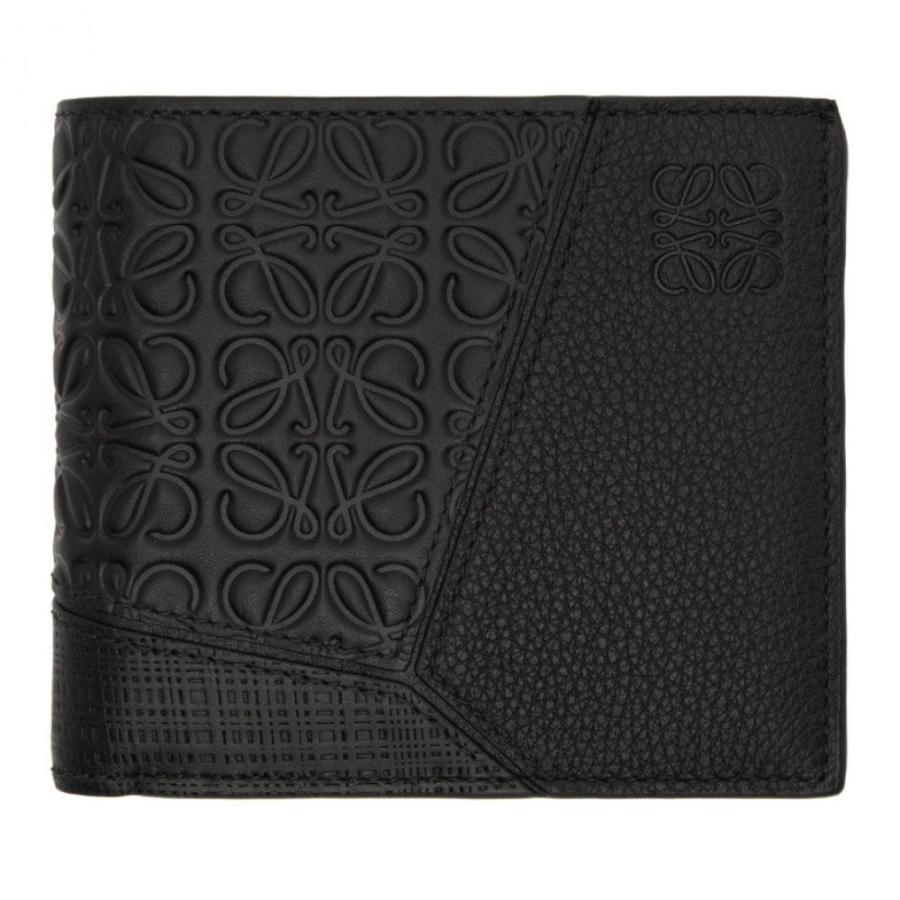 当店限定販売 ロエベ 二つ折り ブラック Bifold メンズ 財布 Loewe 折り財布 Www Qiraatafrican Com