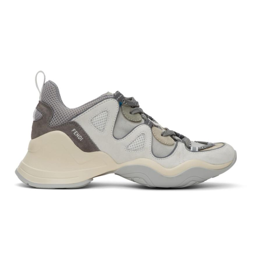 超可爱の メンズ Fendi フェンディ シューズ 靴 メンズ スニーカー フェンディ Fendi スニーカー Grey Sneakers Low Top Ffluid Grey シューズ 靴 ローカット シューズ Smssvg Org