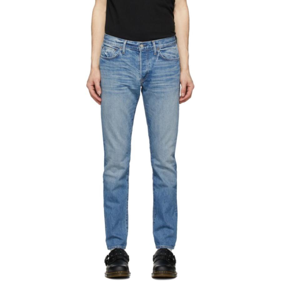 リダン Re Done メンズ ジーンズ デニム ボトムス パンツ Blue Light Slim Fit Jeans Light Pit Ac In