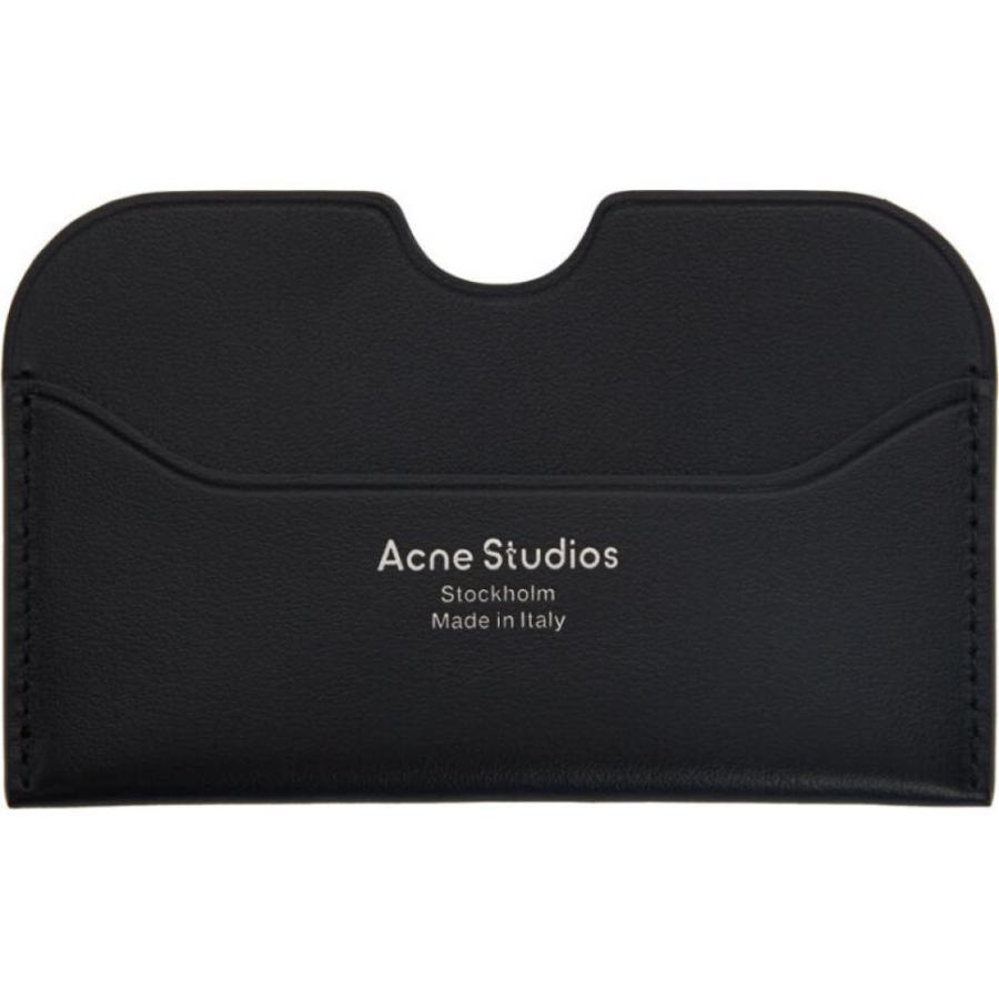 アクネ ストゥディオズ Acne Studios メンズ カードケース 名刺入れ カードホルダー Black Logo Card Holder Black Hc 2129m フェルマート Fermart 3号店 通販 Yahoo ショッピング