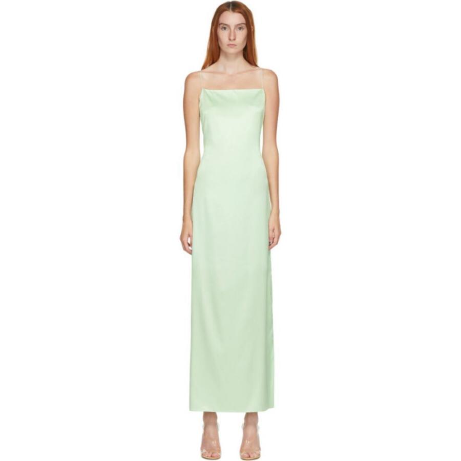 新製品情報も満載 ヘルムート レディース ワンピース ラング ヘルムート Lang Helmut ラング Frost Pine Dress Slip Silk Green Exclusive Ssense ワンピース ドレス スリップドレス ワンピース レディース Lang Helmut ワンピース チュニック Affaires Sociales