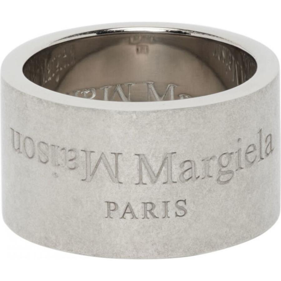 メゾン マルジェラ Maison Margiela メンズ 指輪 リング ジュエリー アクセサリー Silver Wide Logo Ring Silver Hc 2168m フェルマート Fermart 3号店 通販 Yahoo ショッピング
