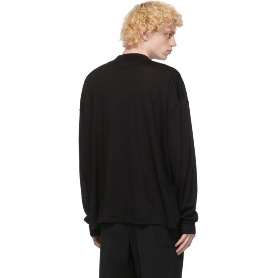 ジル サンダー Jil Jil Sander メンズファッション メンズ ニット セーター トップス Black ニット セーター Black Hc 2249m10 Wool フェルマート 3号店 Fermart Sweater 売れ済特価